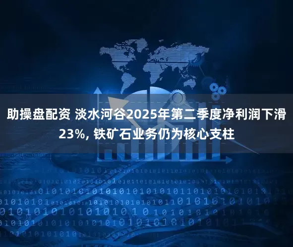 助操盘配资 淡水河谷2025年第二季度净利润下滑23%, 铁矿石业务仍为核心支柱