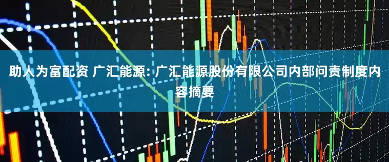 助人为富配资 广汇能源: 广汇能源股份有限公司内部问责制度内容摘要